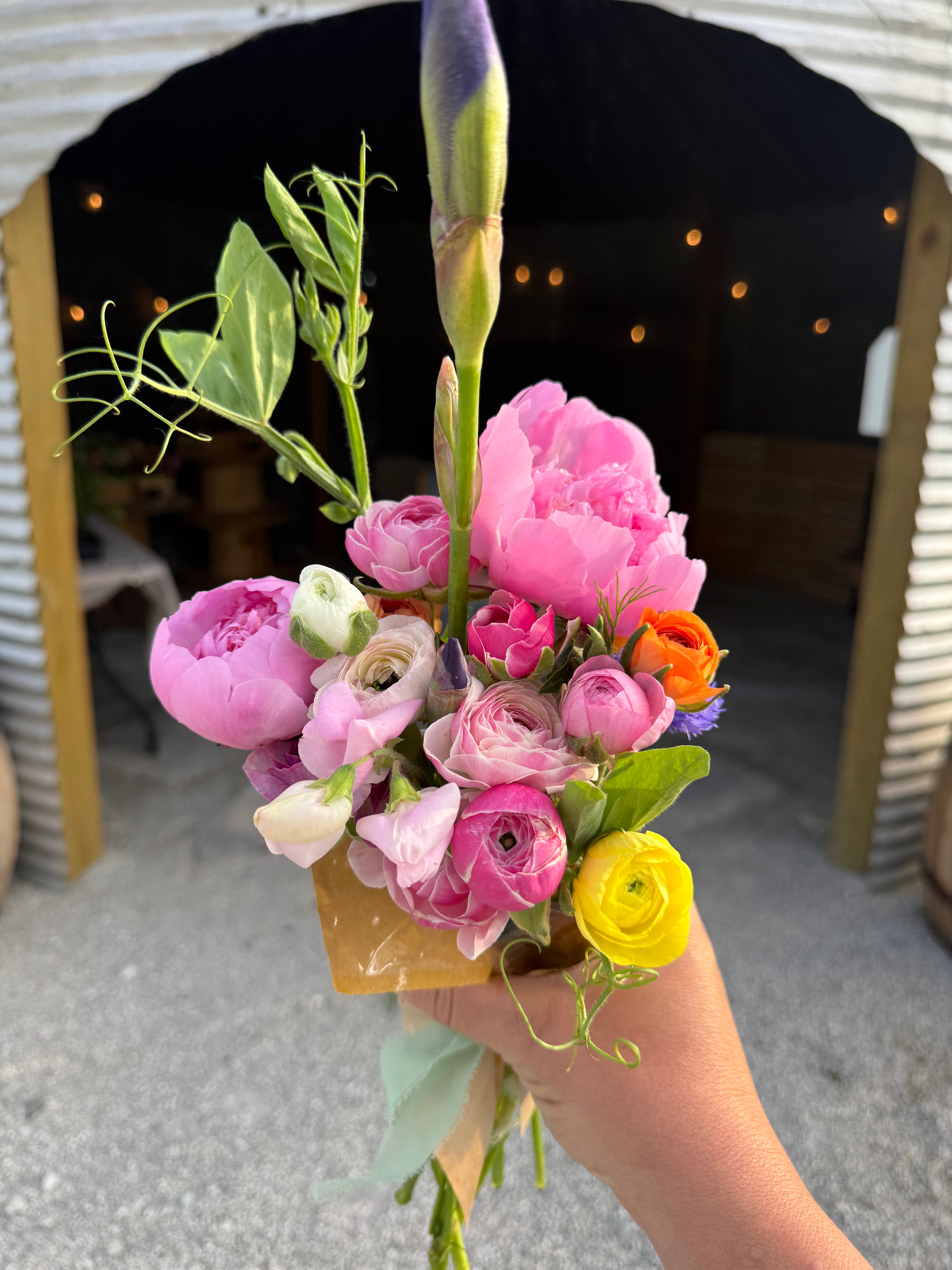 Wrapped Flower Bouquet