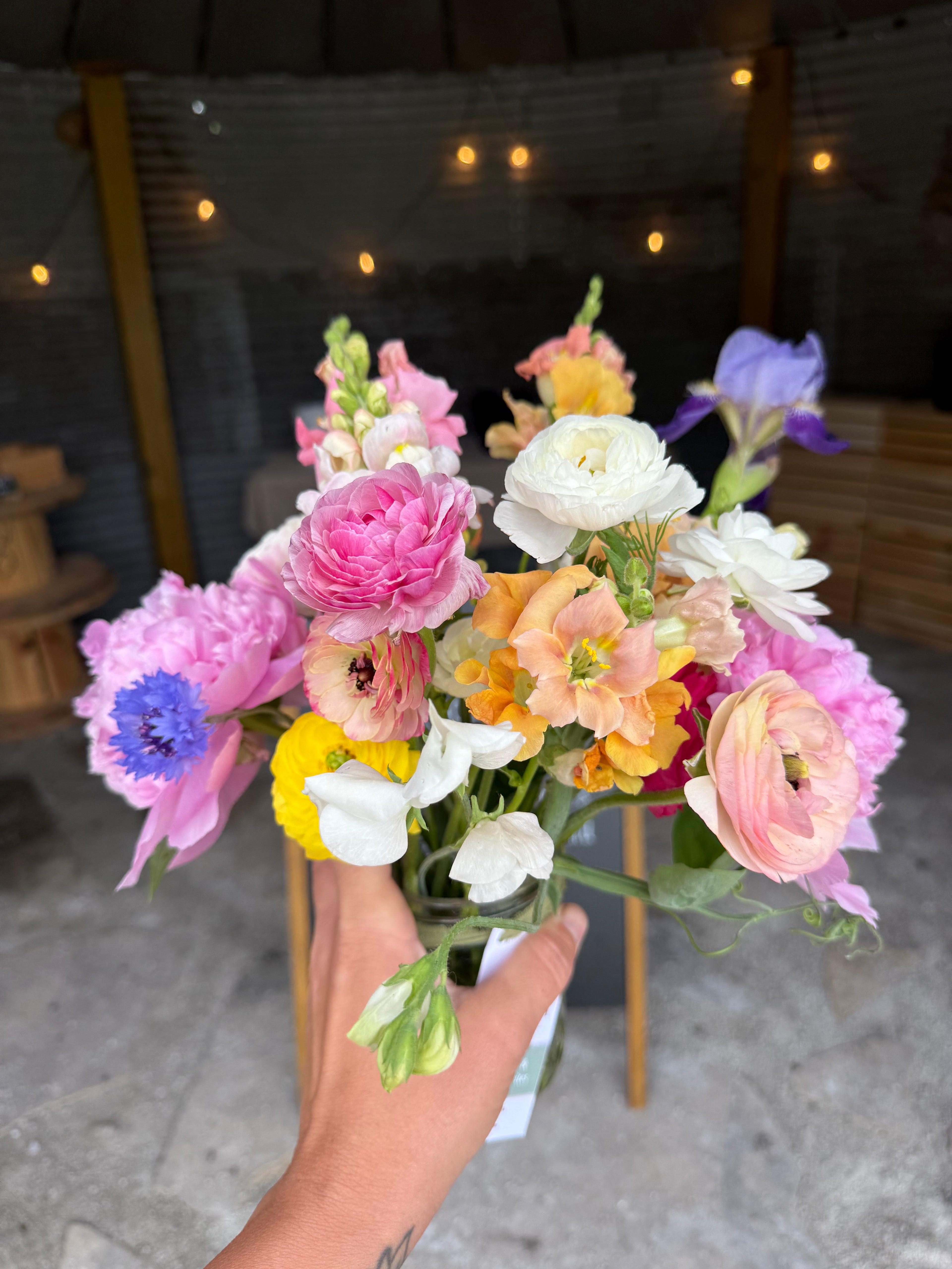 Mason Jar Bouquet